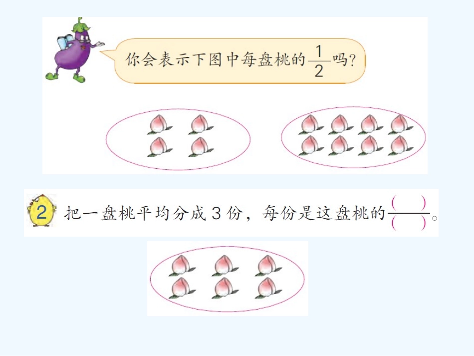 新苏教版三年级下册认识几分之一_第3页