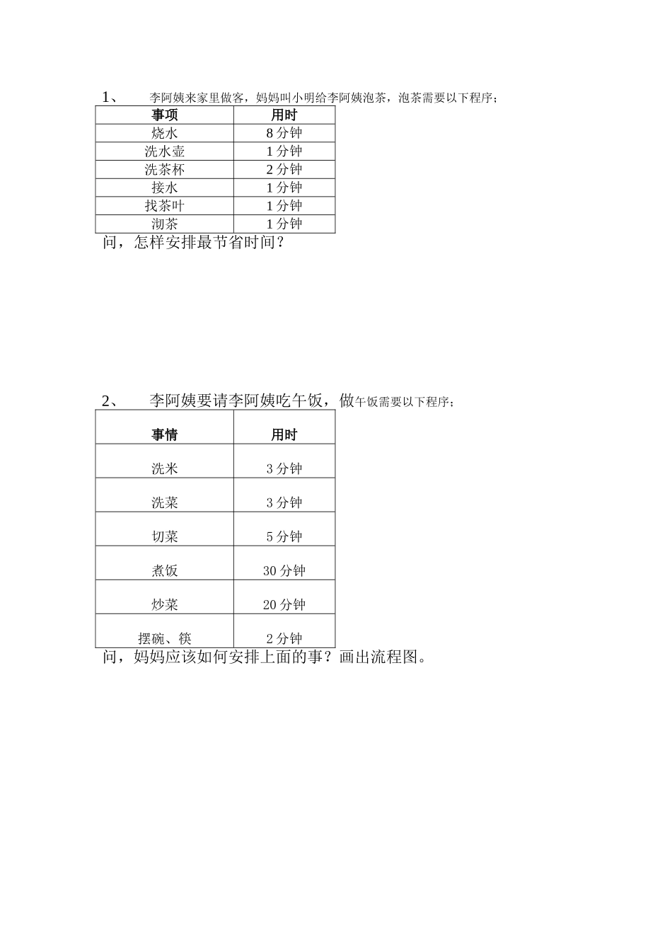 小学人教四年级数学配套练习_第1页