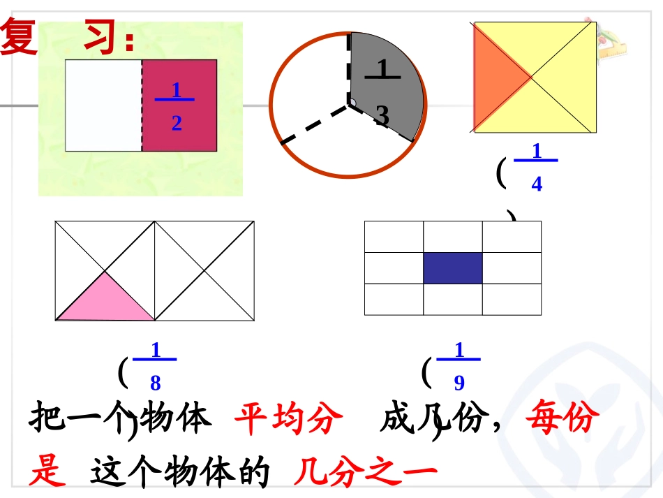 小学数学人教2011课标版二年级认识几分之几_第2页