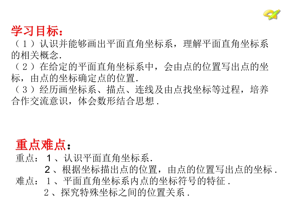 平面直角坐标系.1.2-平面直角坐标系(1)_第2页