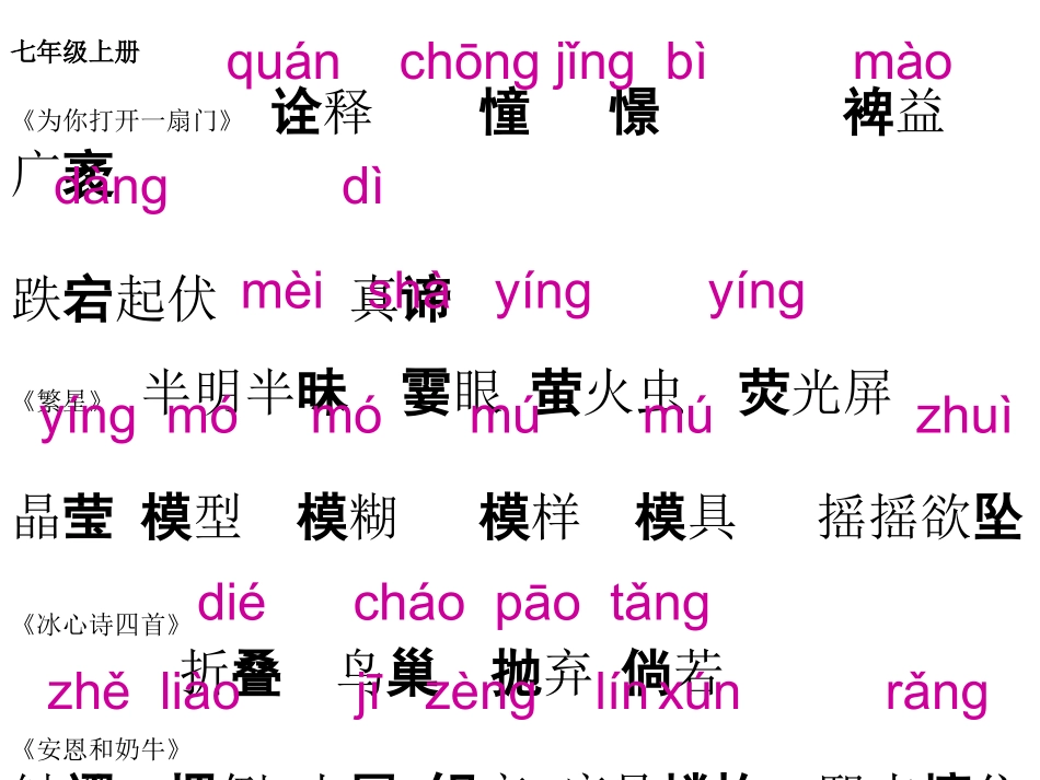 七年级上字词_第1页