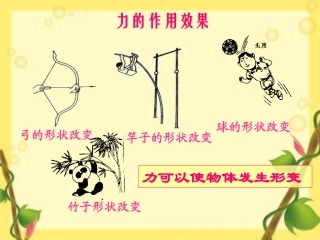 力的作用效果