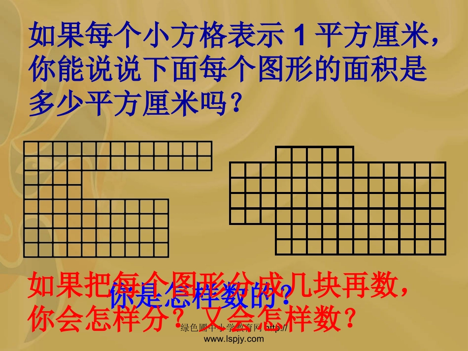 苏教版数学五年级上册《面积是多少》公开课ppt课件_第3页