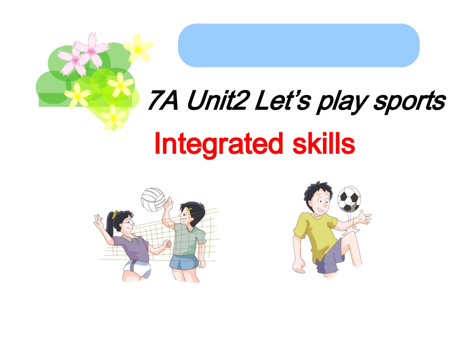 7AUnit2Let'splaysportsIntegratedskills1_第1页