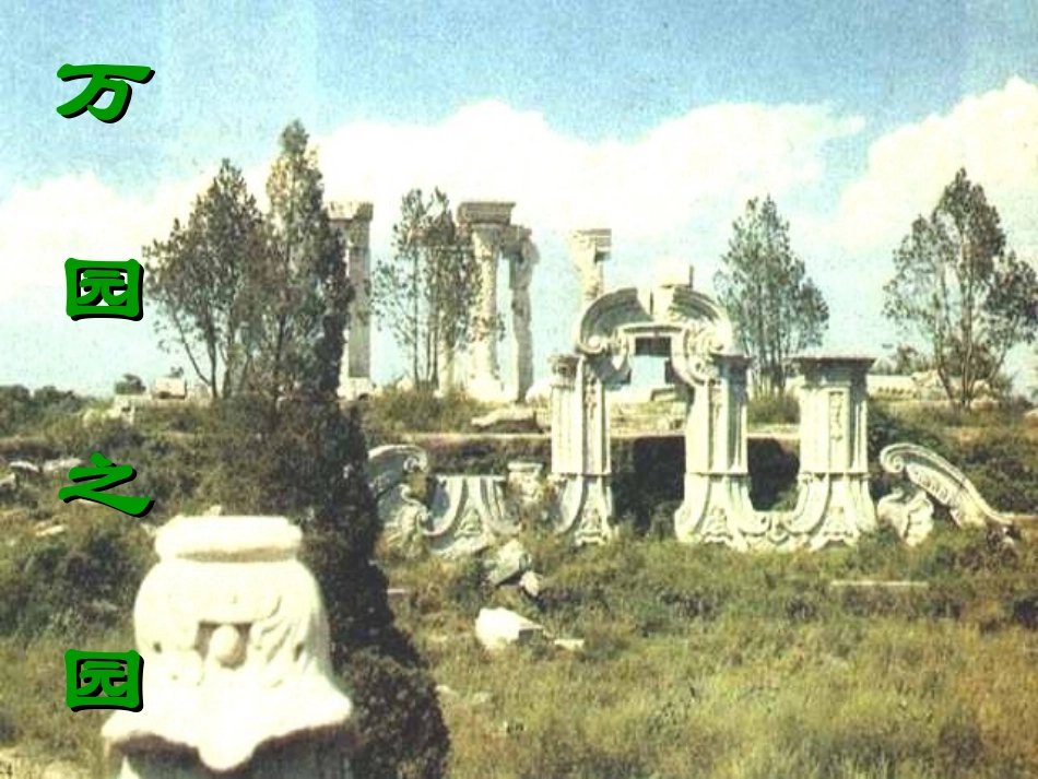 人教版五年级语文上册《圆明园的毁灭》PPT课件_第3页