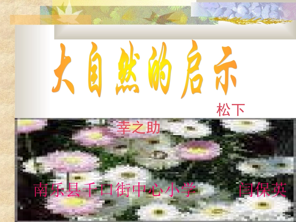 12大自然的启示_第1页