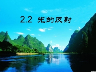 初二物理光的反射ppt