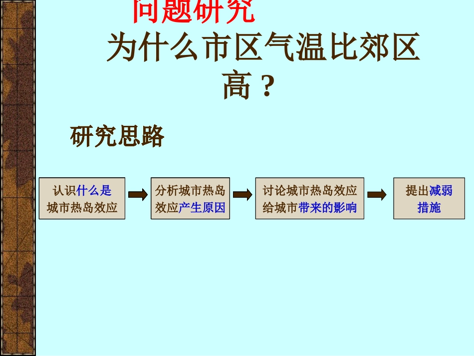 问题研究　为什么市区气温比郊区高_第3页