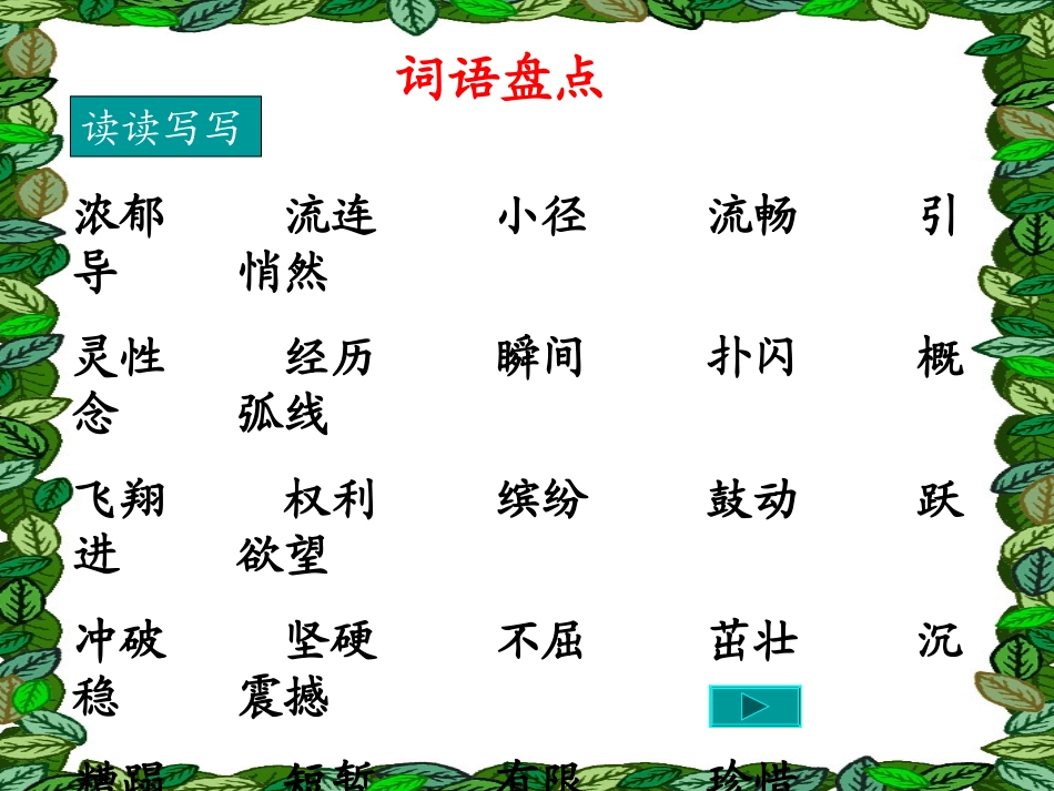 四年级下册语文园地5(人教版)夏茂琴原创_第2页