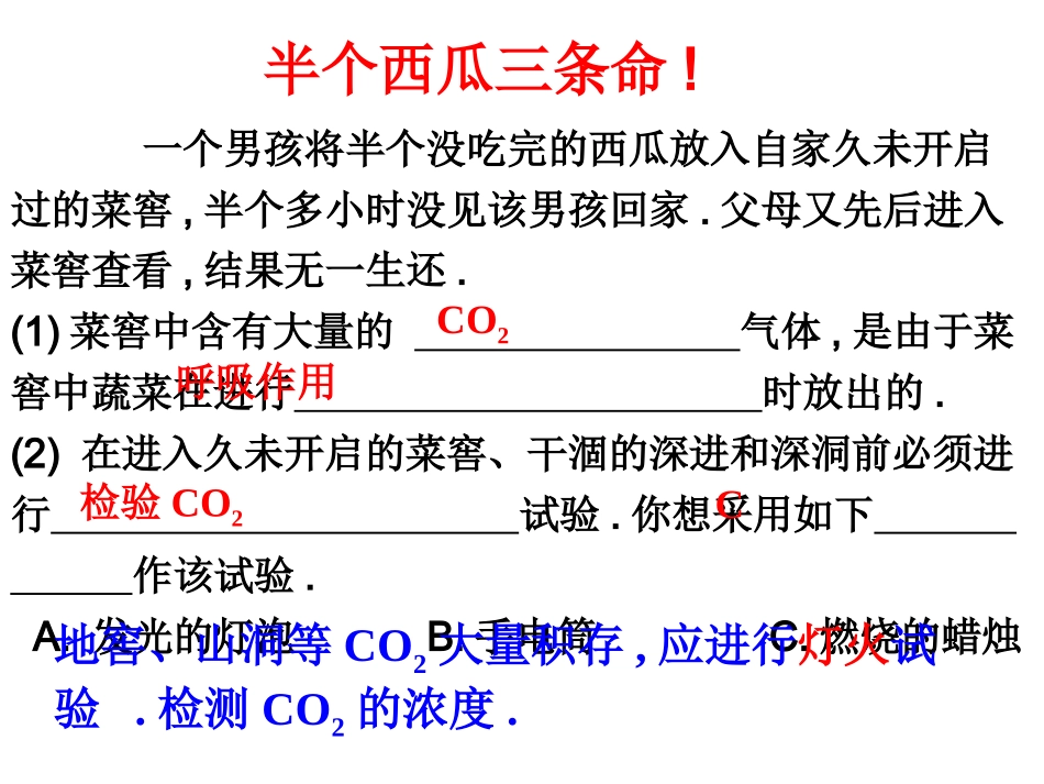 《二氧化碳的制取和性质》教学课件_第3页
