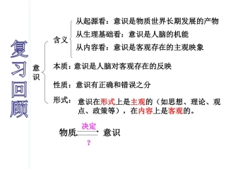 把握人的意识的奥秘