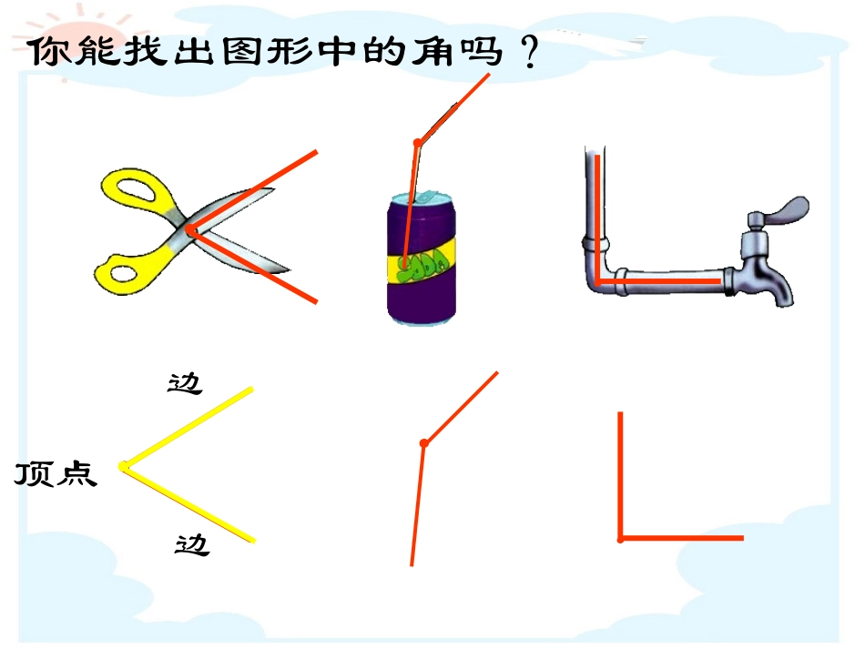 小学数学人教2011课标版二年级角度初步认识 课件_第2页