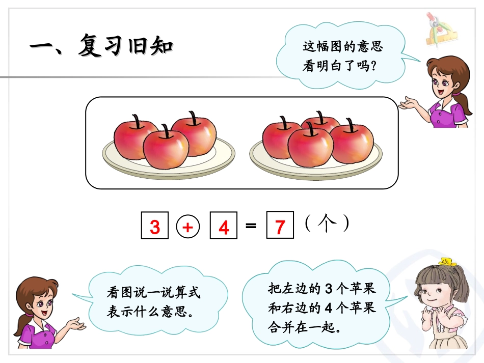 小学数学人教2011课标版一年级6和7的解决问题(加法)_第2页