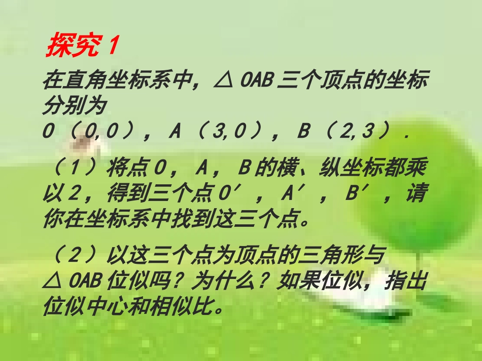 平面直角坐标系中的位似_第3页