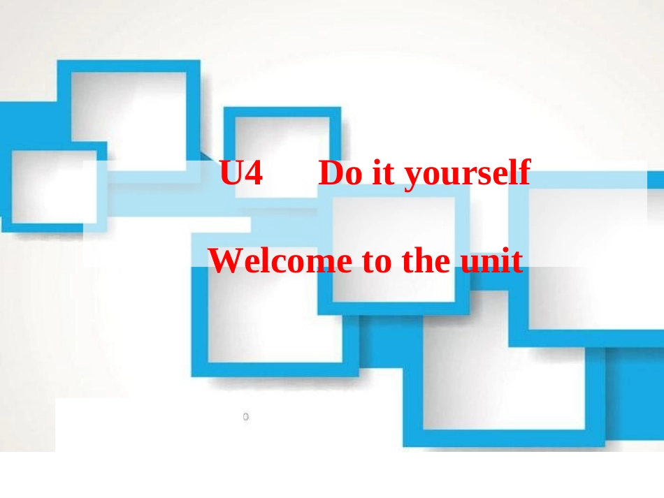 Unit4welcometotheunit_第1页