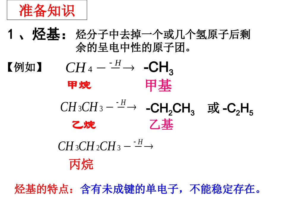 第二单元有机化合物的分类和命名-(3)_第3页