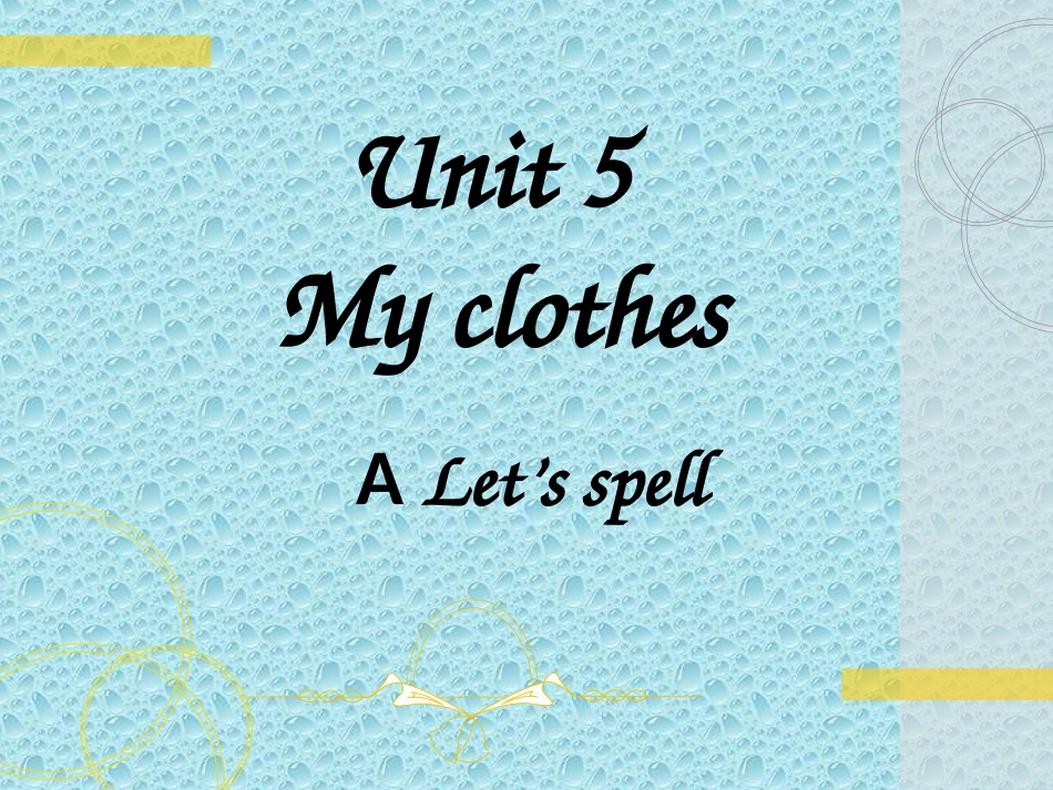 pep4-unit5-A-Let's-spell_第1页