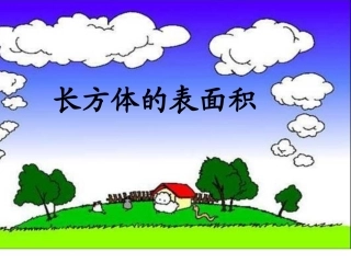 长方体的表面积