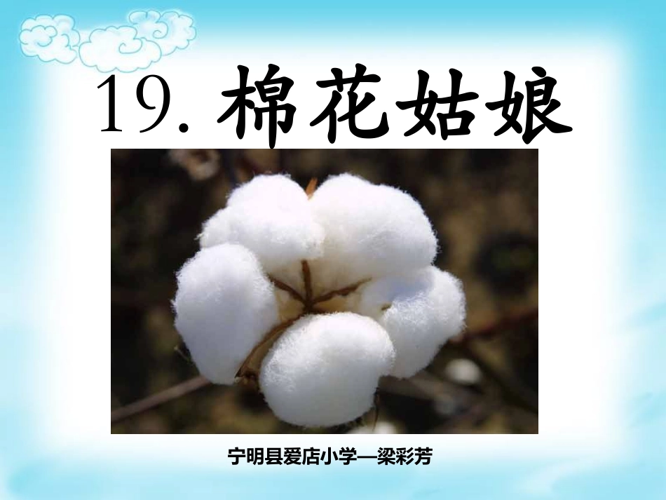 19棉花姑娘_第1页