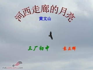 河西走廊的月亮投影