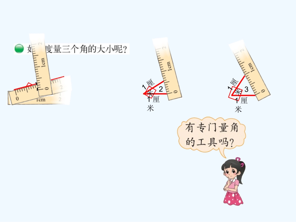 小学数学北师大2011课标版四年级《角的度量一》的课件_第3页