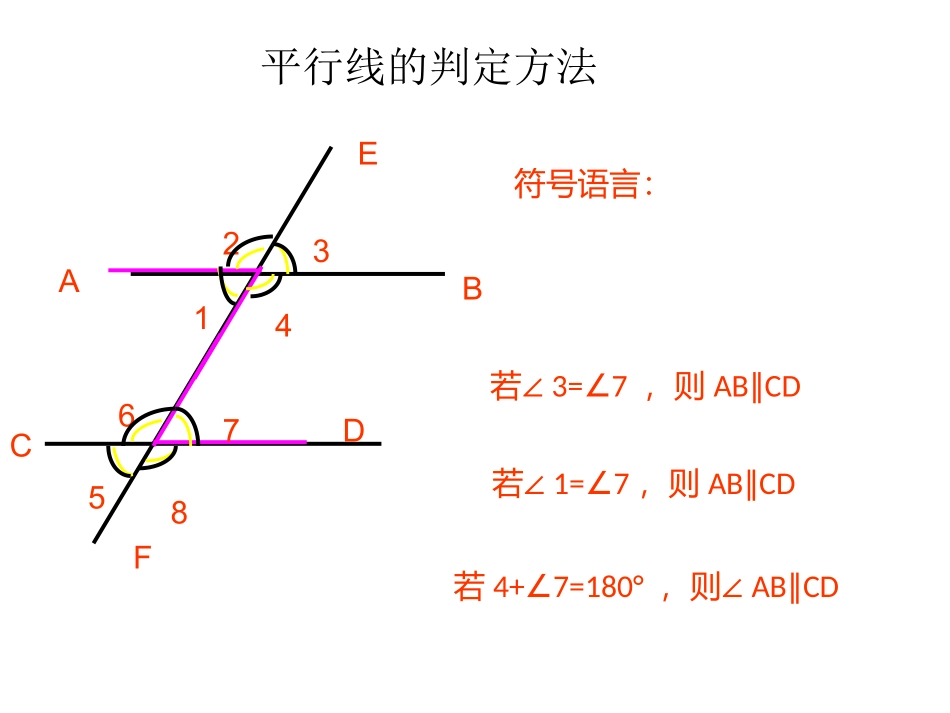 平行于同一条直线的两条直线平行_第3页