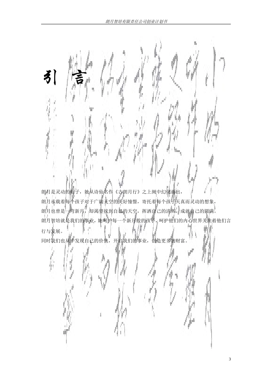 挑战杯创业计划书_第3页