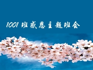 感恩主题班会课件