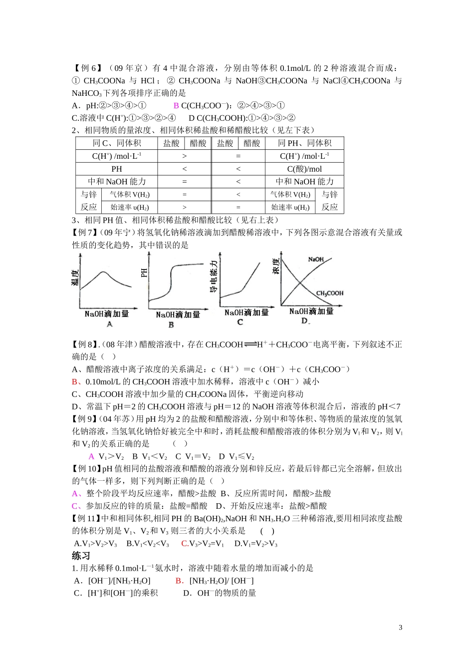 弱电解质的电离平衡_第3页
