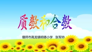 5.质数和合数