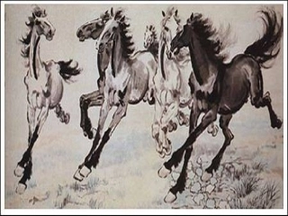 《徐悲鸿画马》