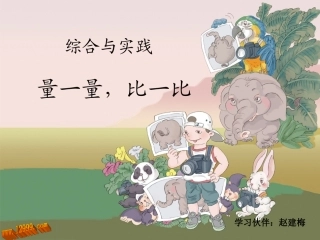 小学数学人教2011课标版二年级量一量比一比 (5)