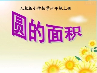 5单元第3节第1课时--圆的面积