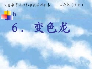 6变色龙(第二课时)