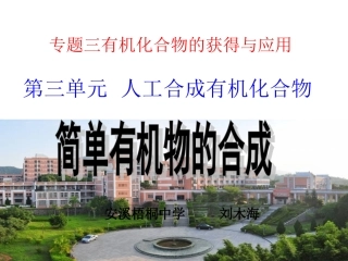 第三单元人工合成有机化合物-(4)