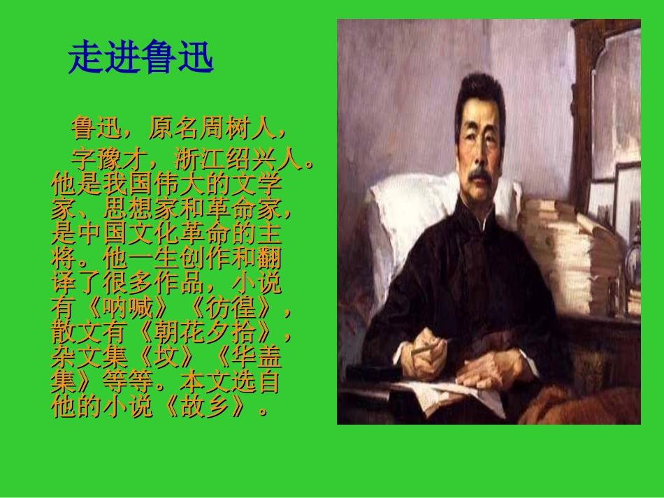 少年闰土PPT课件_第2页