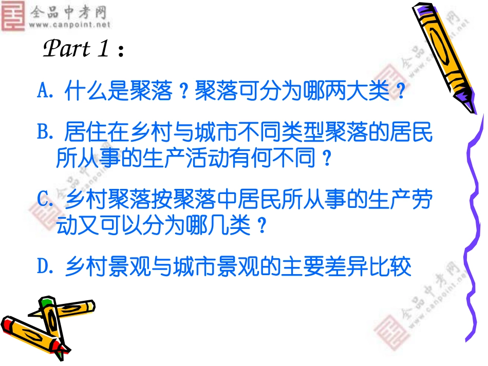 七年级地理-第四章第三节-人类的聚居地——聚落_第2页