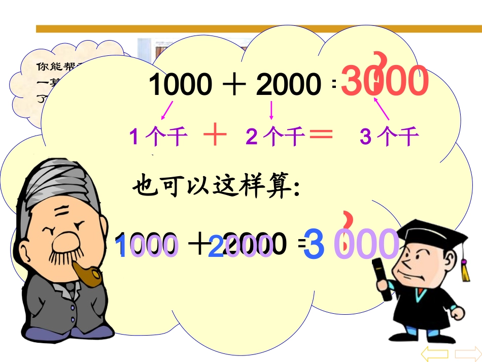 小学数学人教2011课标版二年级整百、整千数的加减法-(4)_第3页