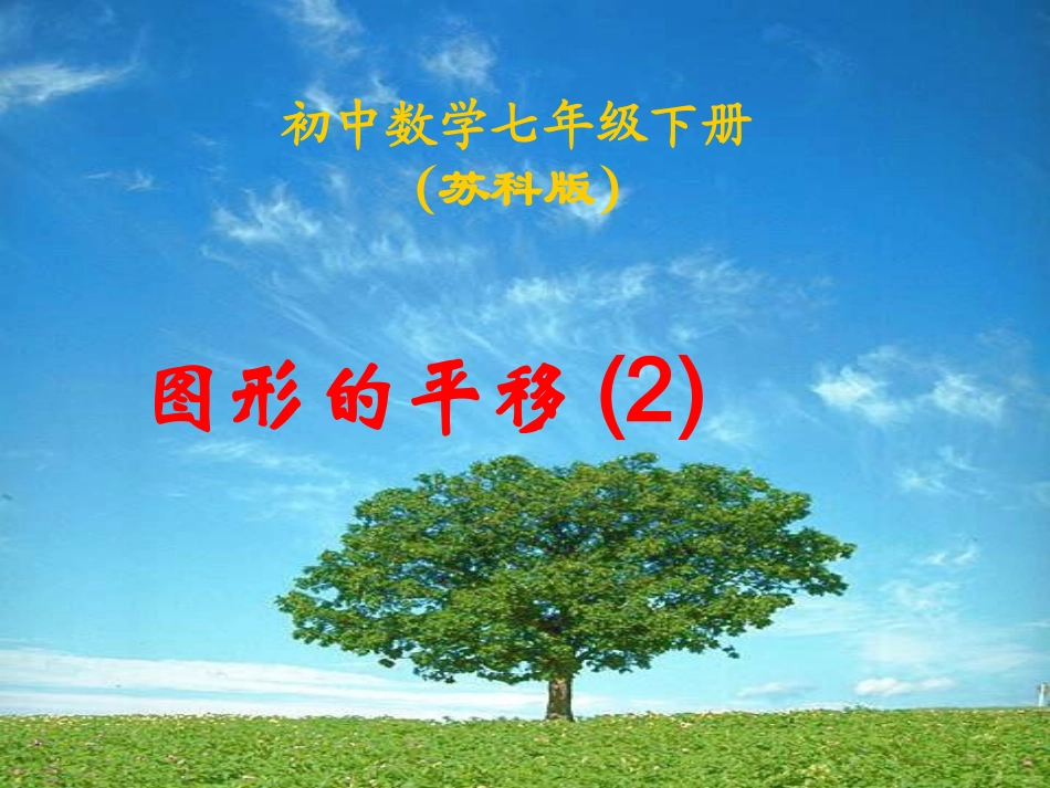 7.3图形的平移(2)_第1页