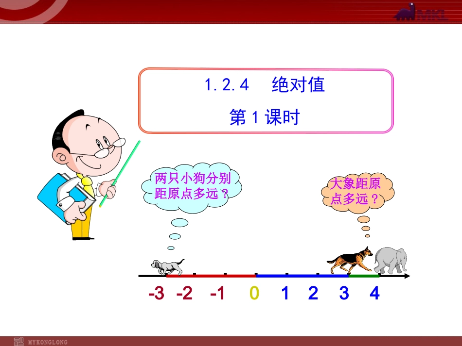有理数的绝对值一.2.4--绝对值--第1课时_第1页