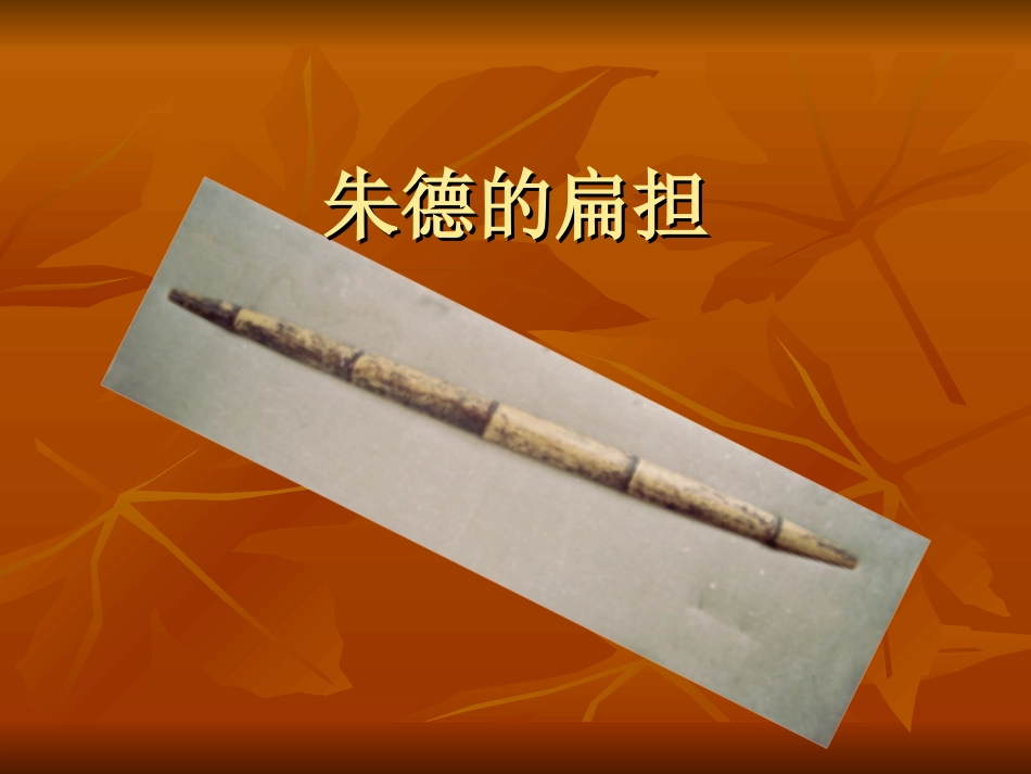 13朱德的扁担_第1页