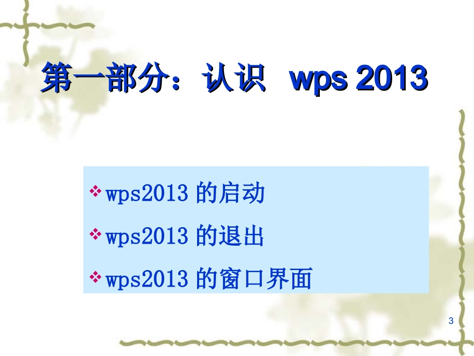 WPS2013基础教程_第3页