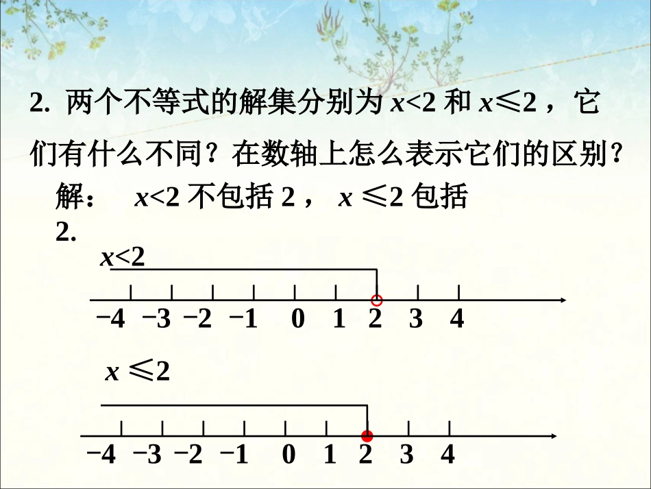 课外练习-不等式的解集_第2页