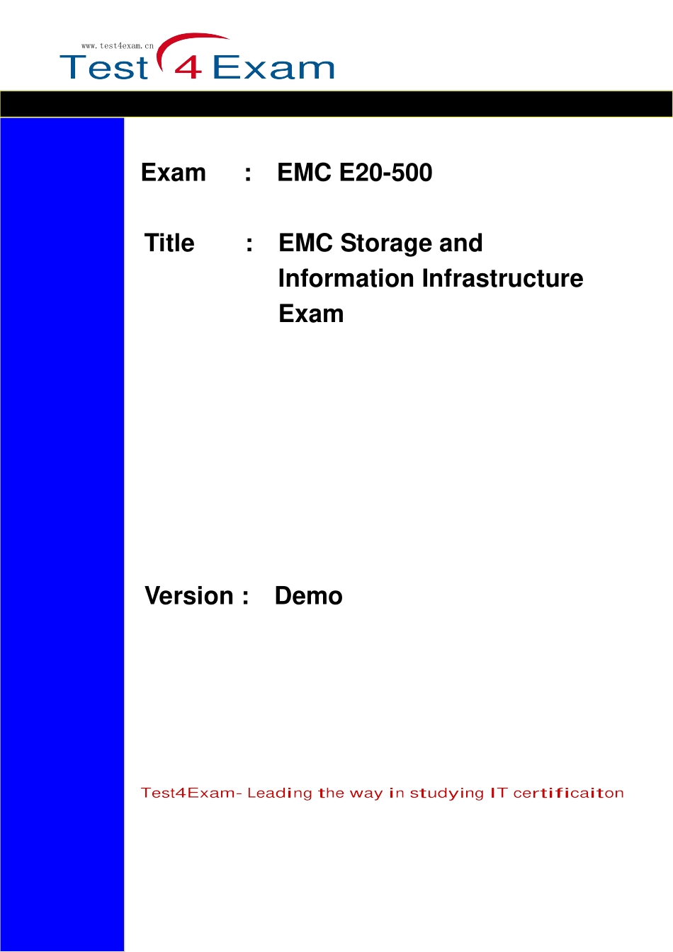 E20-500_认证学习资料_第1页