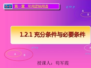 1.2.1充分条件与必要条件 (8)