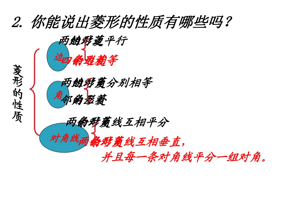 2014年新人教版八年级数学下18.2.2菱形(第2课时)ppt课件_第3页