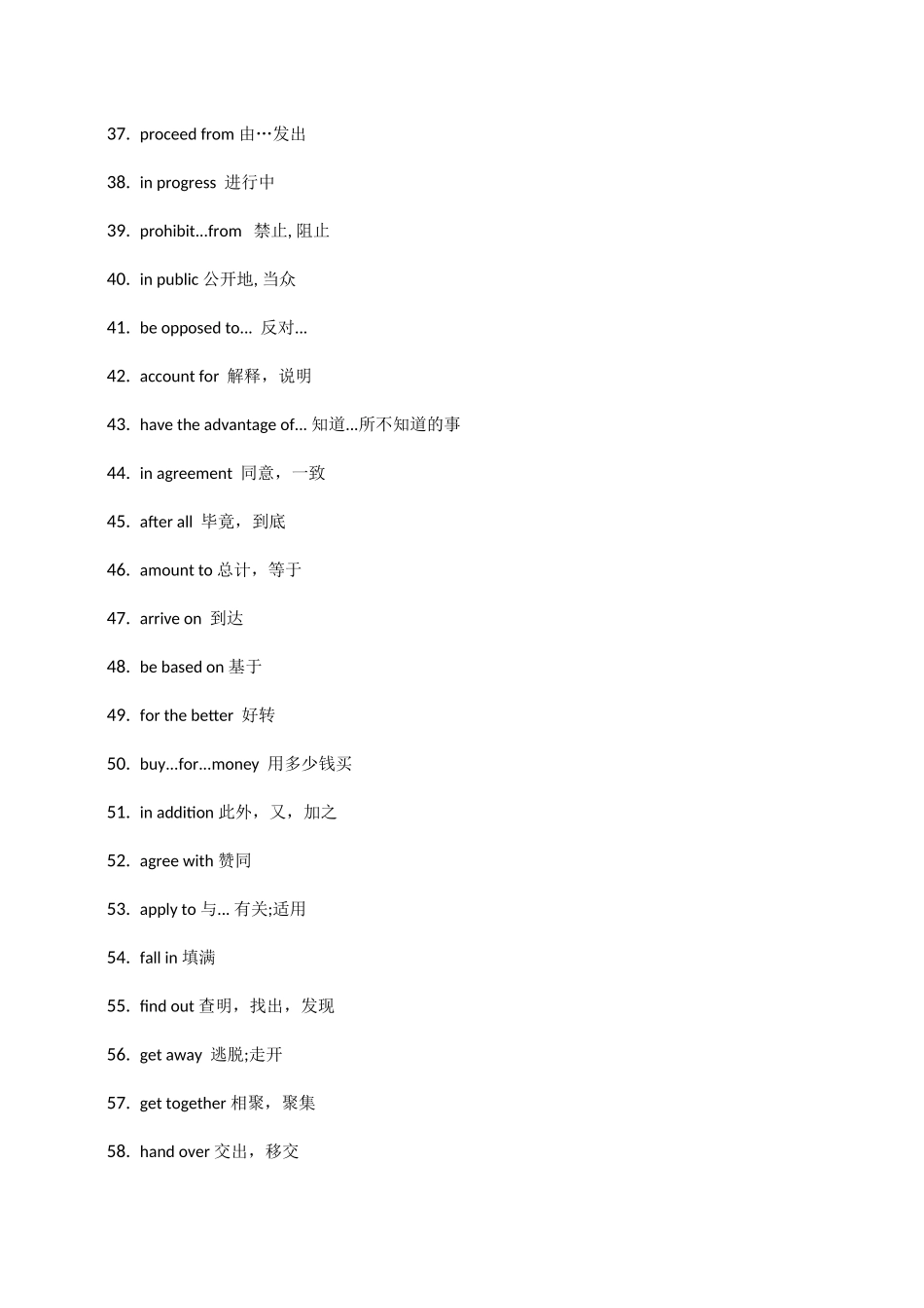 高中英语短语集锦_第3页