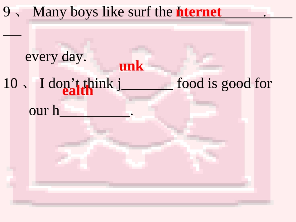初二英语复习题(一)-2_第3页