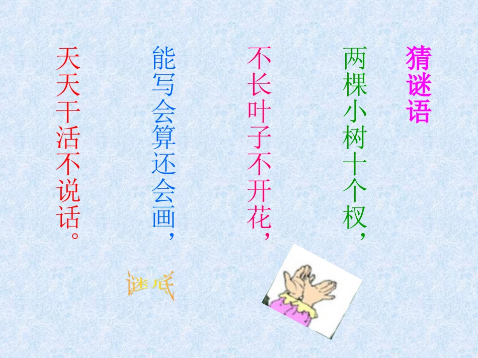 6、胖乎乎的小手(课件)_第1页