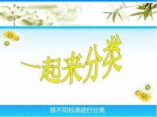 《一起来分类》课件3